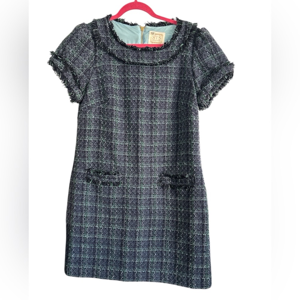Sail to Sable Plaid Tweed Dress - Picture 7 of 8